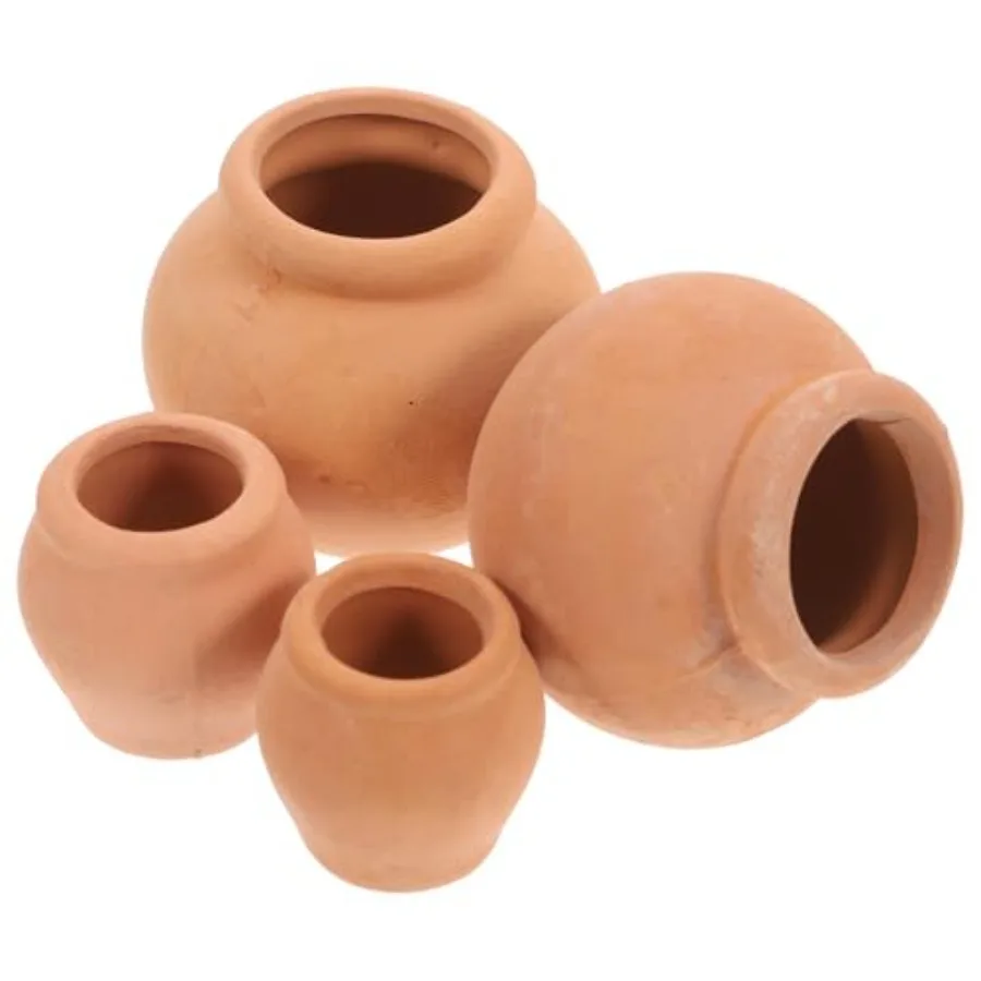 

4Pcs Mini Terracotta Succulent Pots for Plants Lightweight Nursery Containers Breathable for Indoor and Outdoor Gardening for S