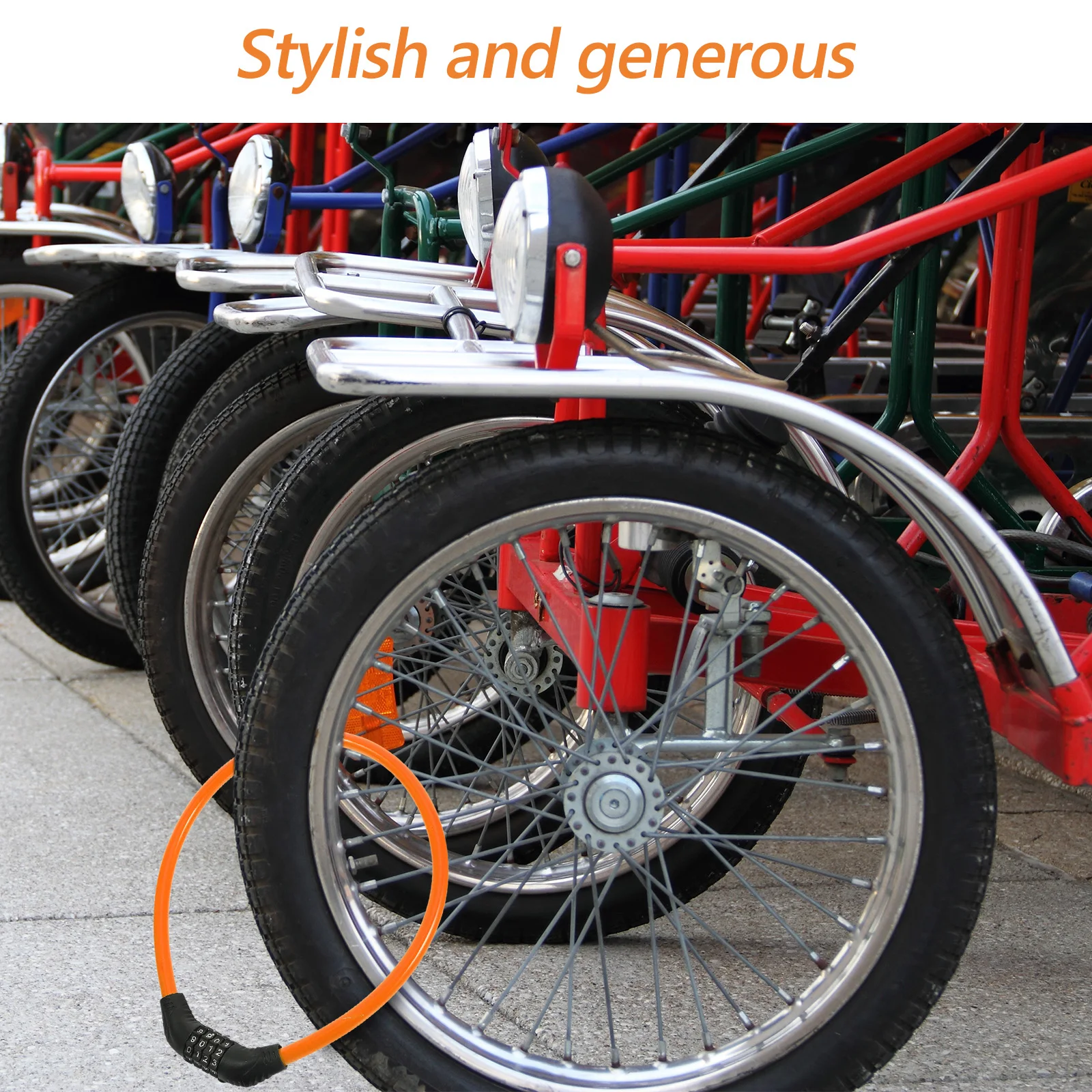 

Locks Lock Lock Chain Sturdy Cable Locks Chain Anti Theft Combination Password Portable Bike Supplies Waterproof