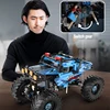 Cada 4WD 오프로드 리모컨 자동차 빌딩 블록, 도시 레이싱 카, RC 버기 트럭, SUV 픽업 브릭, 남아용 장난감 4