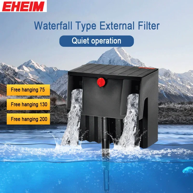 

EHEIM-Hang-on Filter for Aquarium, Silent Waterfall Pump, Fish Tank, External Flow Regulated, Liberty 75 130 200