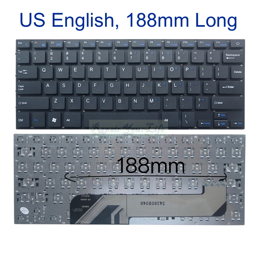 US SP BR RU Keyboard for Irbis NB14 NB41 NB42 NB43 NB44 NB45 NB46 NB47 NB48 NB49 NB50 NB51 NB52 Russian English Brazil Spanish