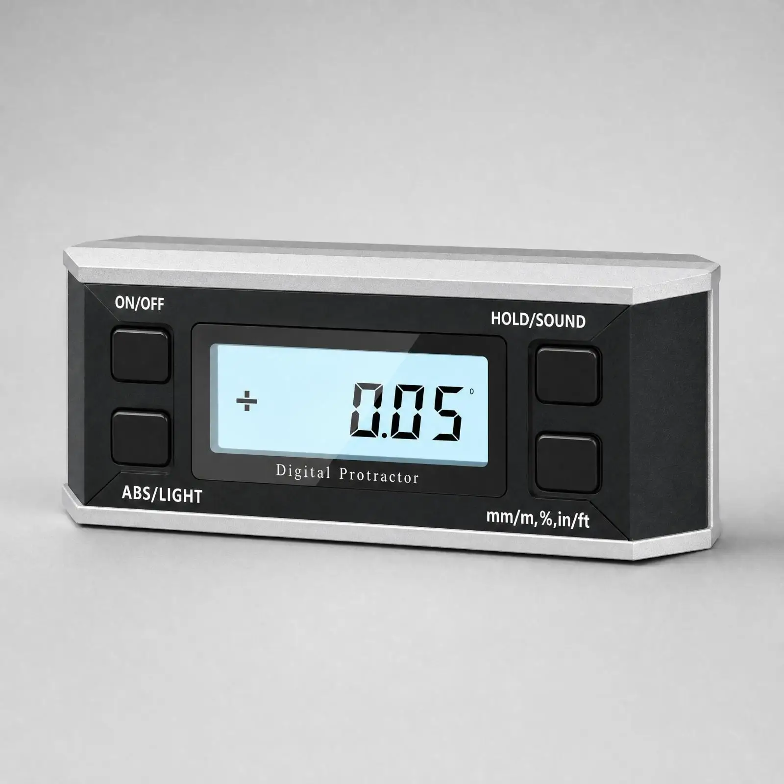 Precision Digital Inclinometer Angle Measuring Device for Construction Slope Verification and Level Alignment Tool