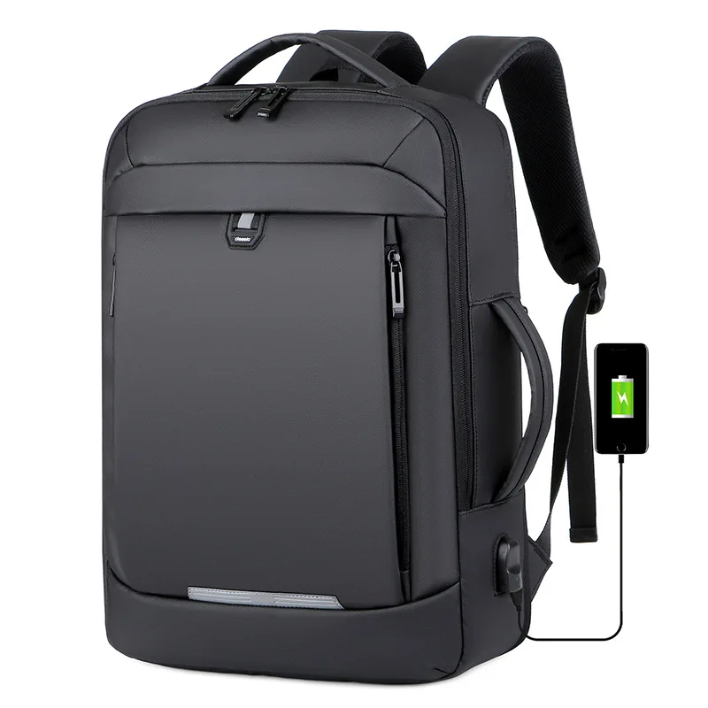 

16 Inch Business Laptop Backpack Waterproof Men School Book Bag Expandable Multifunction USB Charging Man Backpacks