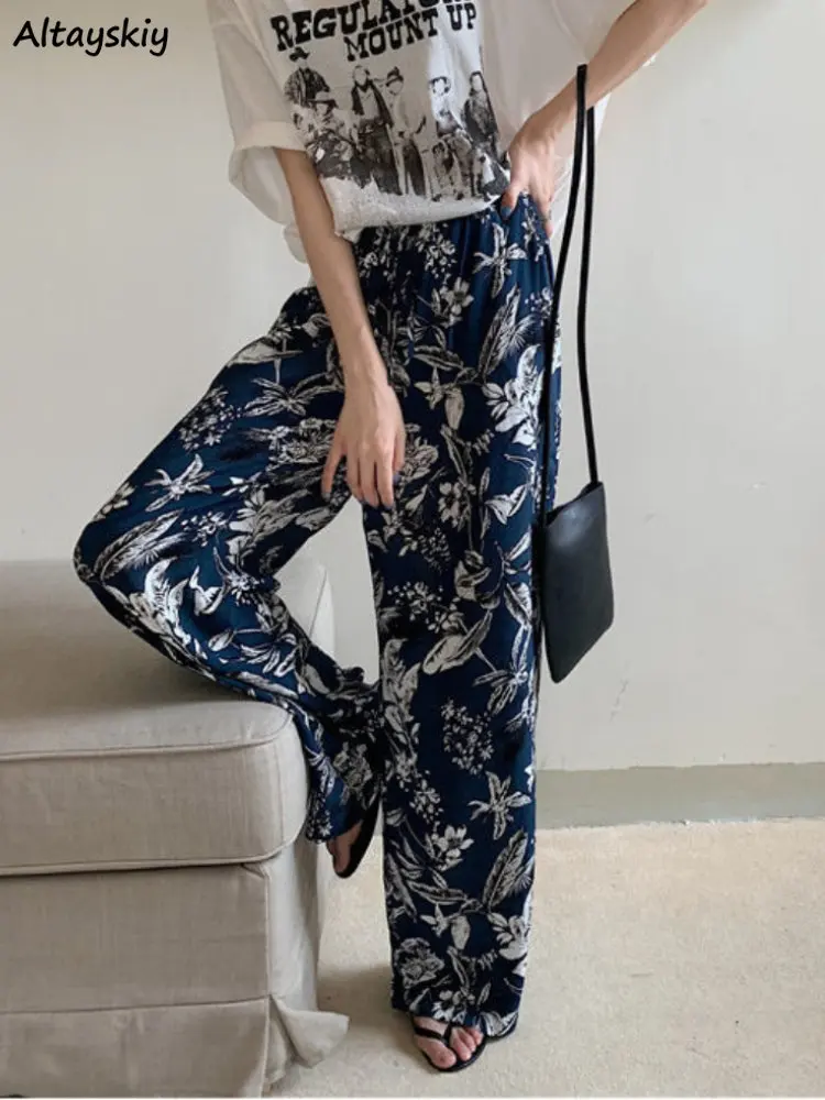 

Pants Women Spring Full Length Casual Loose Straight High Waist Classic Aesthetic Newly Stylish Popular Korean Style Ladies Ins