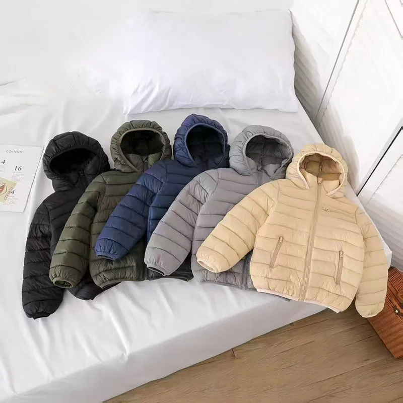 

Winter Children's Jackets For Boys 2025 Children Light Kids Boys Down Cotton Jacket Young Teens Boys Parka Kids Hooded Down Coat