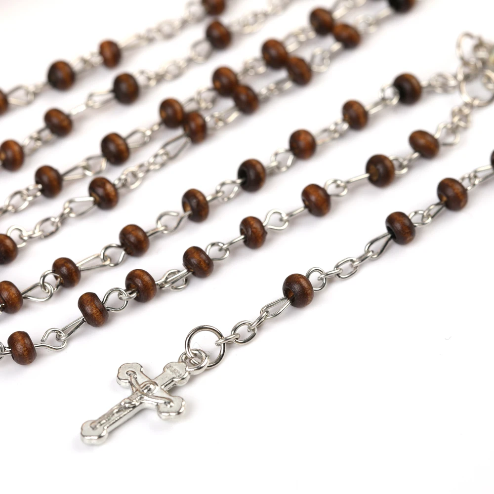 12 Pcs Baptism Rosary Bottle Our Lady of Guadalupe Mini Rose Scented Wood Rosaries Recuerdos de Bautizo First Communion Party Favor For Boy Girl