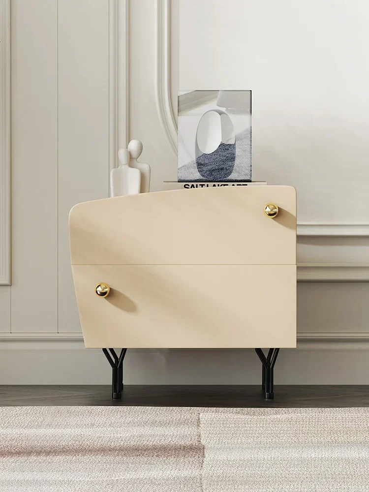 Simple Modern Light Luxury Bedroom Bedside Storage Cabinet Designer Creative Locker