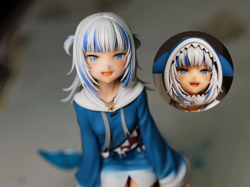 樹脂フィギュアキットgawr gura 1/7 hololive未塗装ガレージ樹脂キット