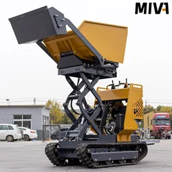 Mini Dumper Agricultural Crawler Transport Dump CE Certification Orchard Dumping Truck Customization For Sale