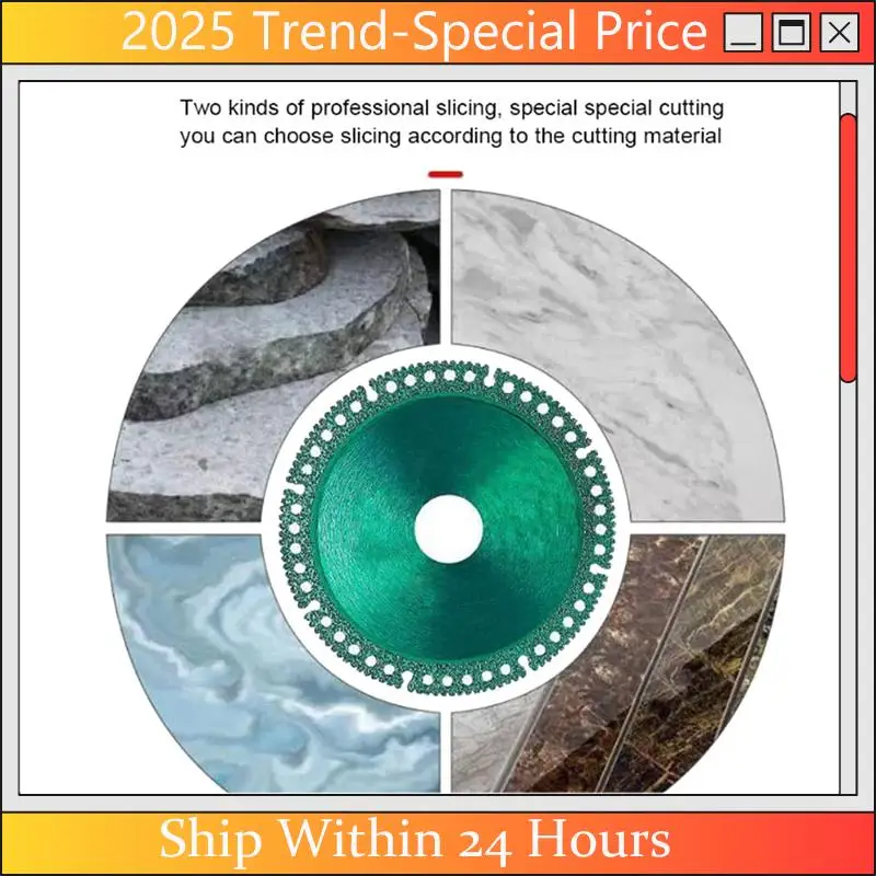 

A61Z Deals Composite Multifunctional Indestructible Disc Cutting Saw Blade For Grinder(10PCS)