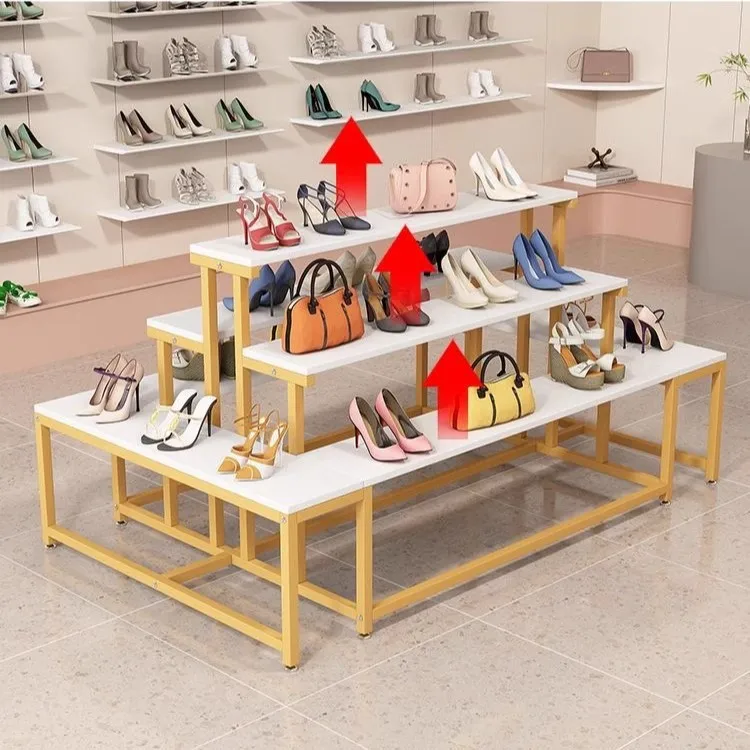

Shoe store Nakajima display rack, shoe rack, flowing water table, flower shop, cosmetics, bag display rack, shopping mall