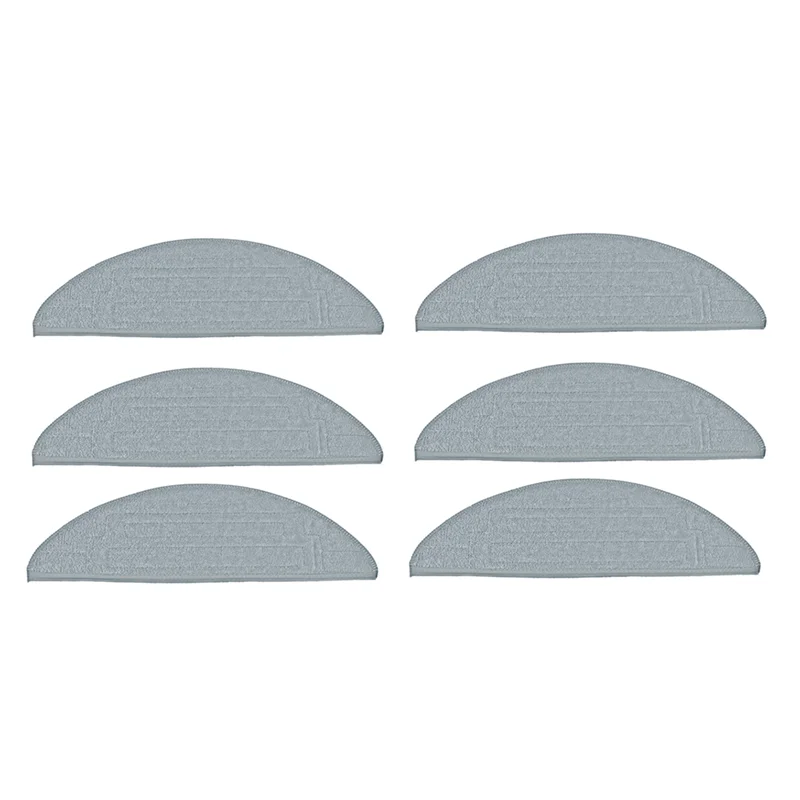 

FSLH 6PCS Mop Pad For Roborock S8 / S8+ / S8 Pro / G20 Robot Vacuum Mopping Pad Replacement Parts Accessories