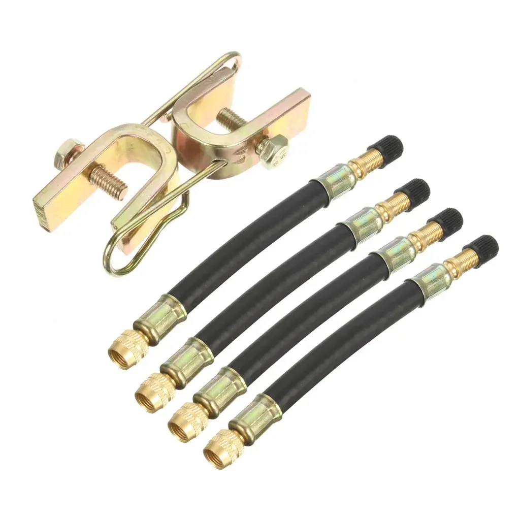 4 piezas adaptadores extensión válvula neumático para camiones, furgonetas y vehículos transporte
