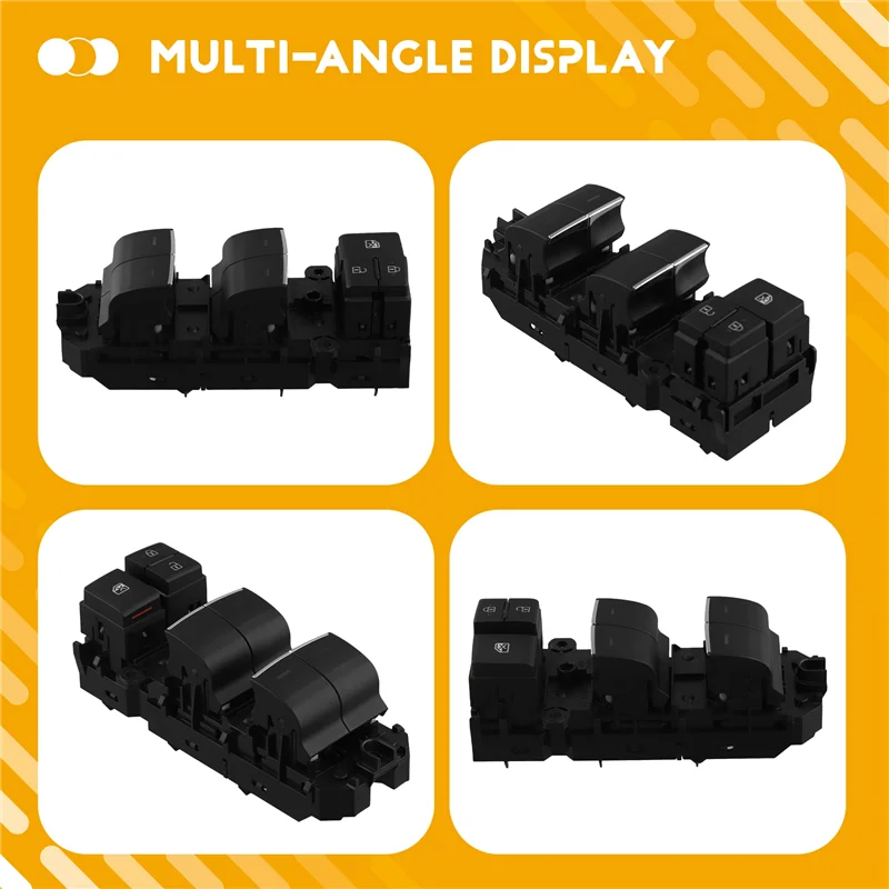 

ABQB-Car Front Left Window Control Switch Window Lifter Button Switch 84040F4050 Fortoyota Rav4 2019-2021 CHR 2016-2020