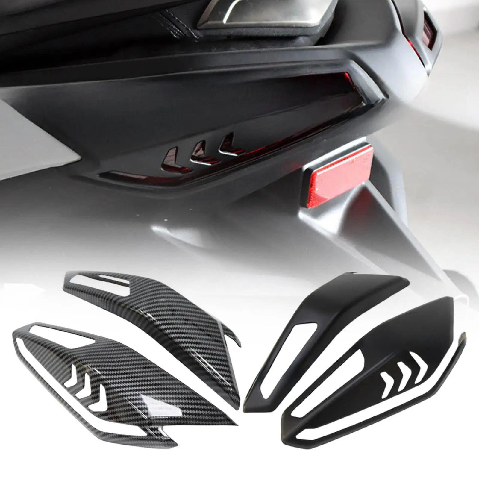 

2x Motorcycle Taillight Cover LED Taillight Protection Cover Sturdy Easy to Install Modification for Motorcycle Fittings