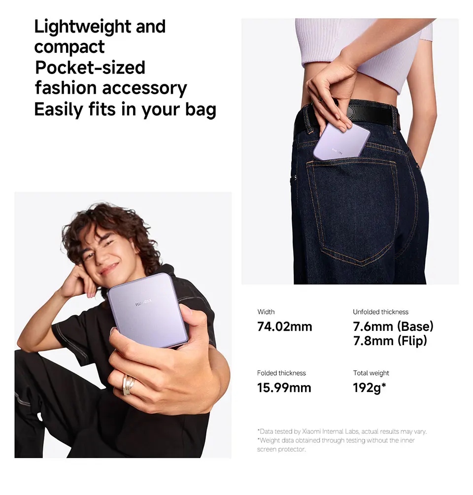 Xiaomi MIX Flip Smartphone Global Version New Snapdragon 8 Gen 3 CPU 512GB ROM 50MP Leica Camera Foldable Display NFC