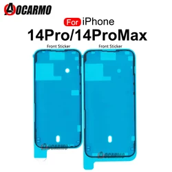 For iPhone 14 Pro Max 14Pro Front LCD Screen Waterproof Adhesive + Back Battery Sticker Glue