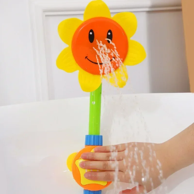 Baby Shower Toy Children's Swimming Pool Sunflower Cloud Shower Adjustable Children's Bathroom Accessories