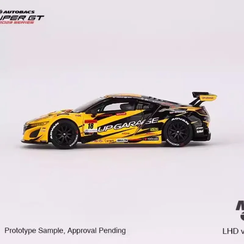 1/64 هوندا NSX GT3 رقم. 692 نموذج سيارة محاكاة سبيكة، مجموعة من الألعاب الزخرفية للأطفال، هدايا العيد للأطفال.