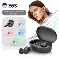 E6S Wireless Bluetooth Earphones Wireless Earphones TWS Headset Noise Cancelling Earphones with Microphone Headphones for Xiaomi