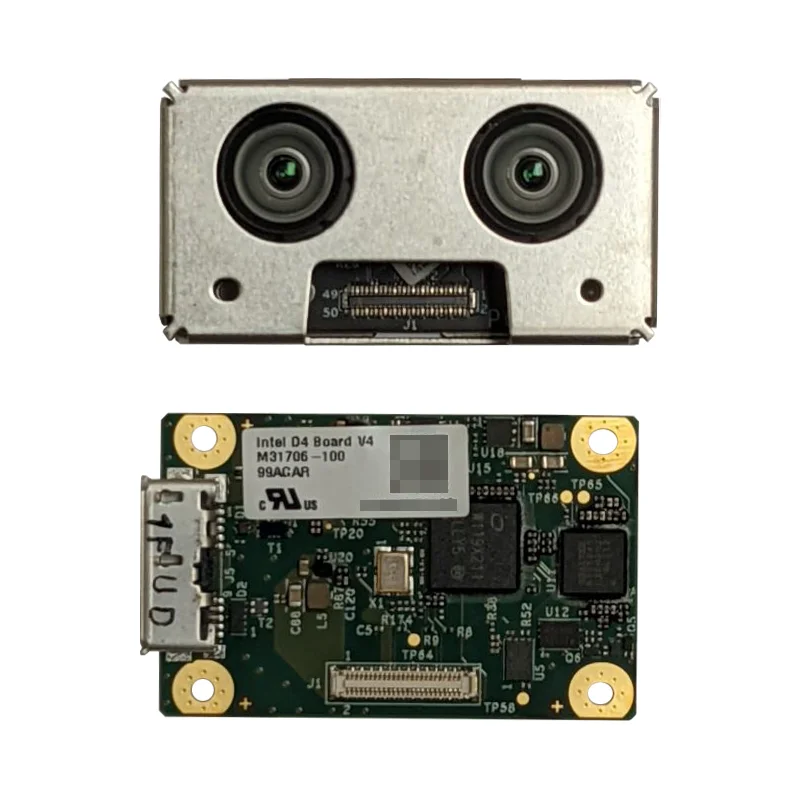 Intel RealSense D401 high-precision short-range depth camera module associated with D405