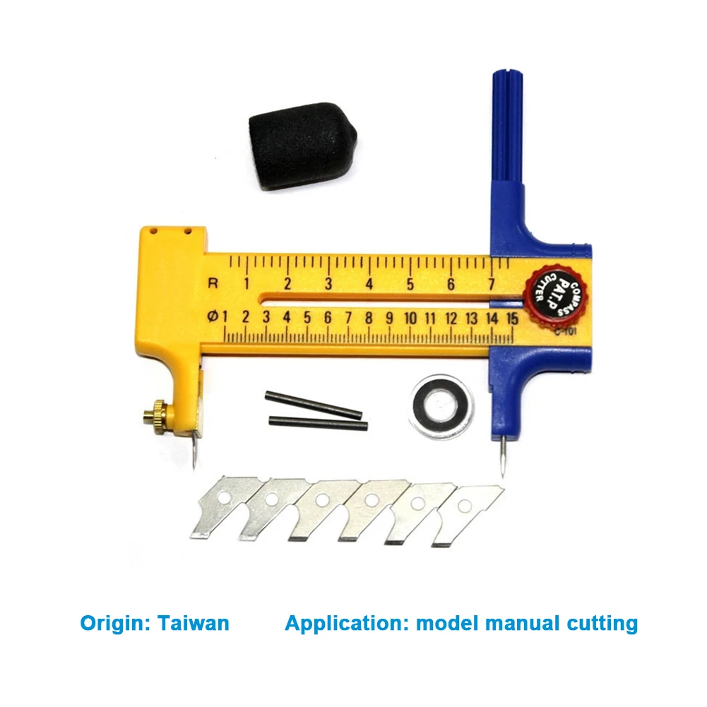 Compass Circle Cutter Circular Cutting Tool Adjustable Compass Circle Cutter Dia 10mm-150mm Cortador Circular Circle Cutter