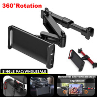 Telescopic Car Rear Pillow Phone Holder Tablet Rotating Car Seat Rear Stand Headrest Bracket for Phone Tablet 5 13 Inch