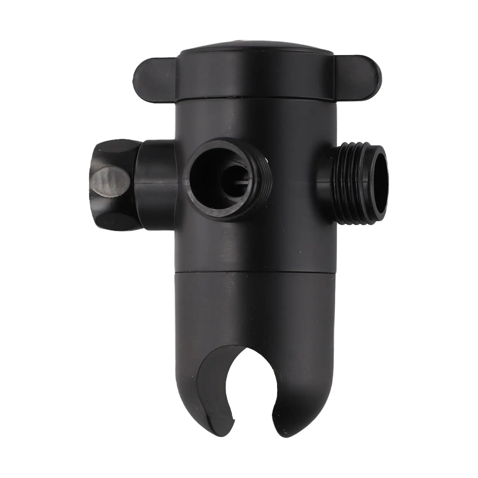 

Handheld Shower Adapter ABS Shower Valve Shower Installation Easy Operation Knob Quick Installation Bathroom Black
