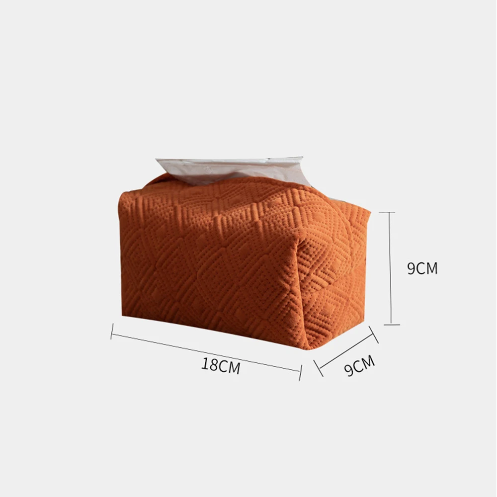 Ins Nordic Texture Tissue Case Napkin Holder For Living Room Table Tissue Boxes Container Home Car Papers Dispenser Holder