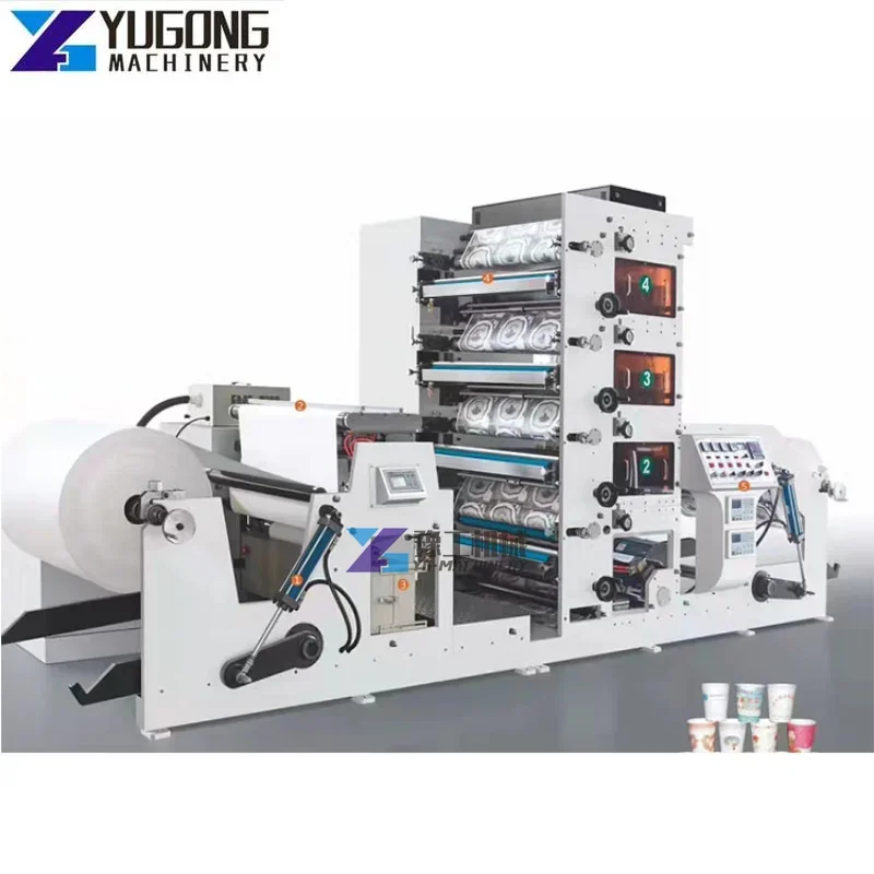 Automatic Multi Color Flexo Printing Machine for Paper Cup Disposable Paper Cup Printer Paper Cup Printing Machine for Sale