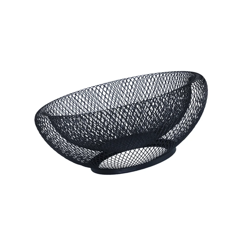 

Creative Iron Wire Mesh Collection Basket Fruit Basket Modern Bird Nest Fruit Plate Living Room Household Snack Storage Basket F