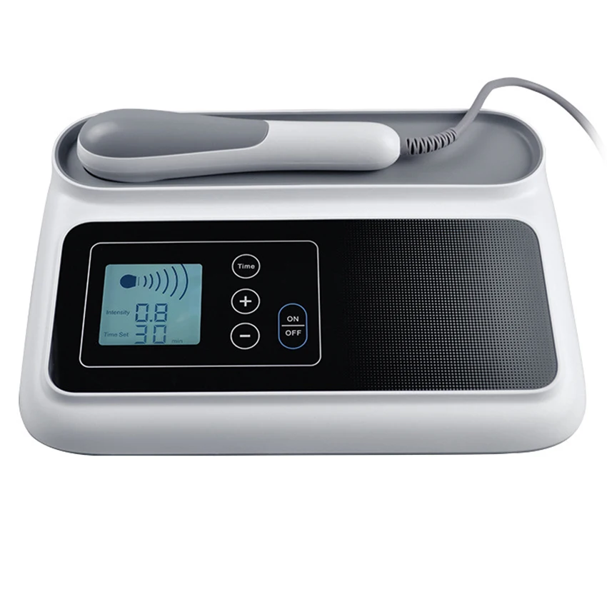 Ultrasonic Therapy Machine for Pain Relief Muscle Joints Body Massage Ultrasound 1MHz Physiotherapy Device LCD Screen Display