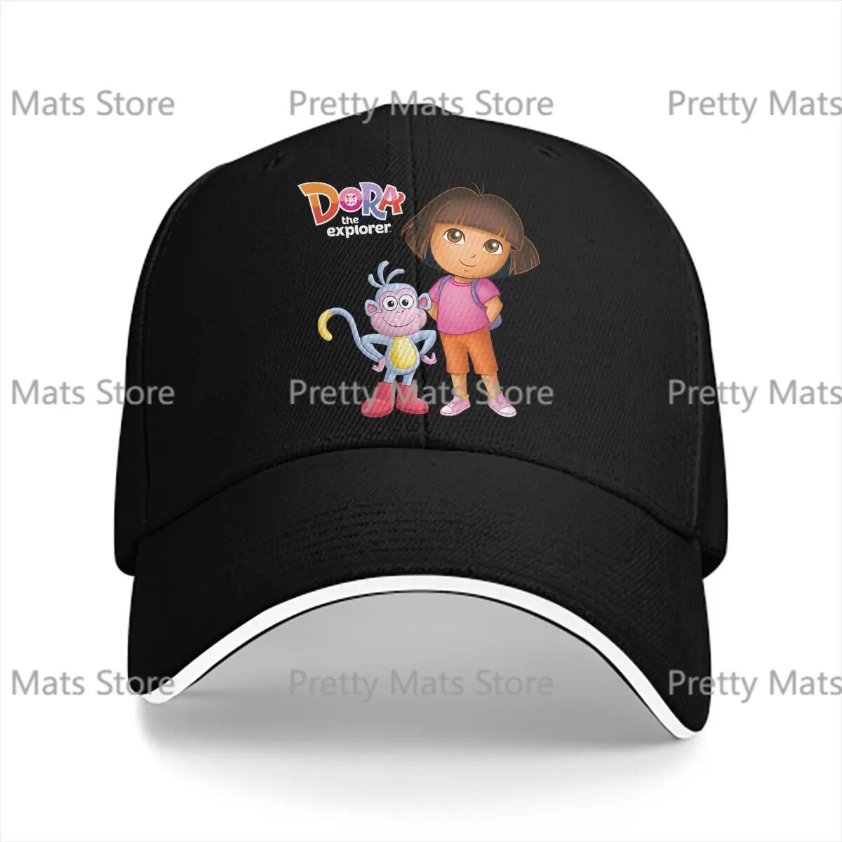 Two Another Level Doras The-Explorer Anime Multicolor Hat Peaked Women's Cap Personalized Visor Protection Hats