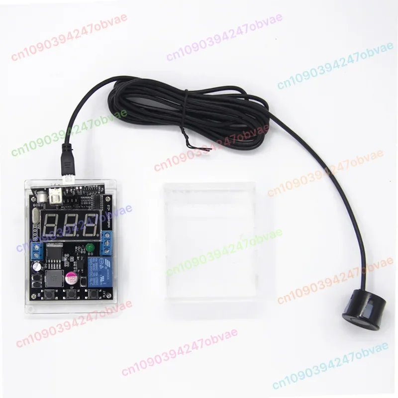 

Ultrasonic Reversing Radar Sensor Module with Display Relay Output Adjustable Distance with Waterproof Probe
