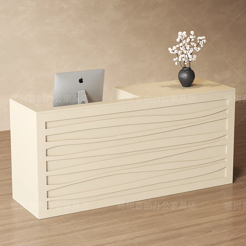 

Роскошные простые современные офисные украшения для салона красоты, подиумная стойка, стойка регистрации, Mostrador Recepción, коммерческая мебель FYRD