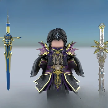 MOC Card Cartoon Game Menselijk pantser Bouwsteen Menselijk model Getijdenspel Nieuw speelgoed Derde partij Menselijk handmatig schilderen