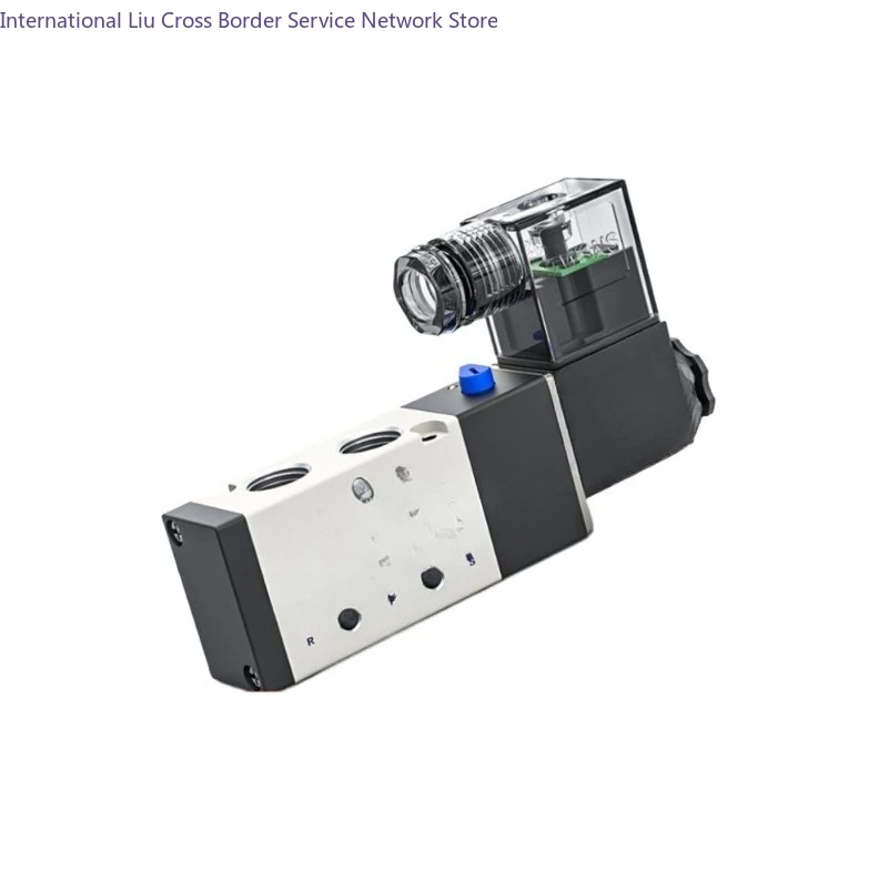 Pneumatic 4v210-08 solenoid valve 24v control valve two-position five-way air valve AC220