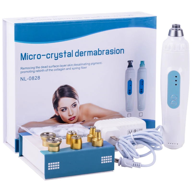 Mini Portable Diamond Micro-crystal Dermabrasion Deep Cleansing and Exfoliation Improve Rough& Dull Skin Blackhead Remover