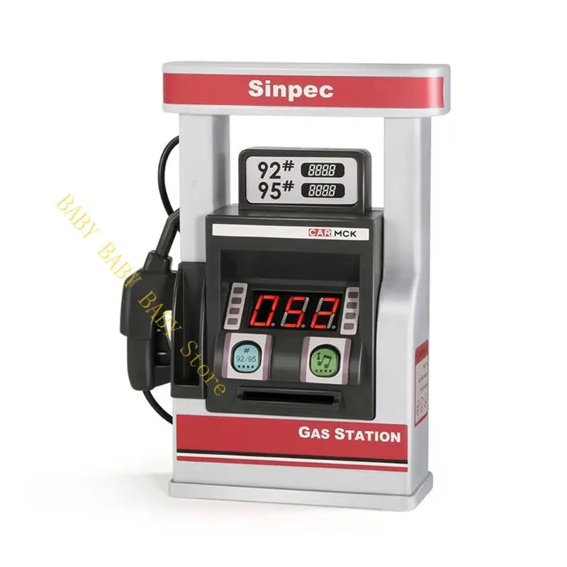 

Q81A Novelty Children Gas Station Mini Portable for Play Educational Table Games Best Gift
