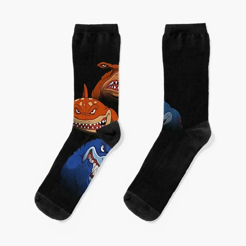 

Носки-футболки Bohemian Street Jaws, японские модные движущиеся чулки, хлопковые носки в стиле хип-хоп, женские и мужские