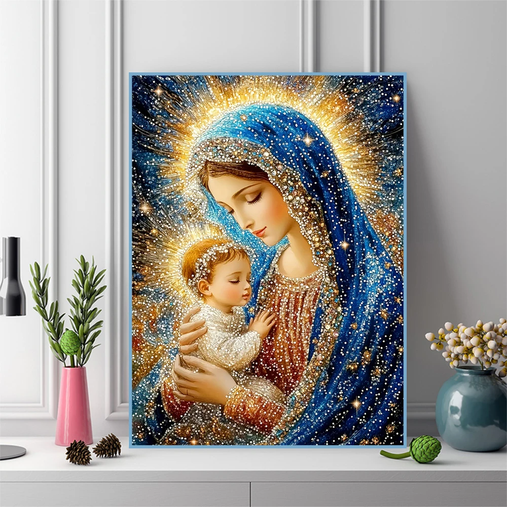 1PC frameless Diamond Embroid - Photo Mosaic Print recension och pris