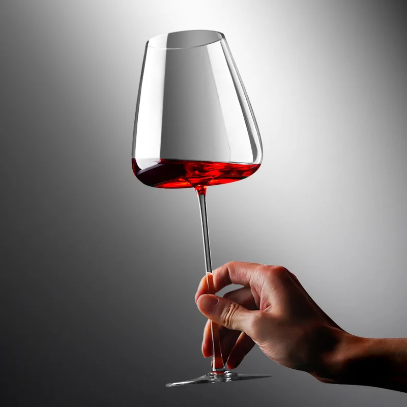 Artwork 500-600Ml Collection Level Handmade Red Wine Glass Ultra-Thin Crystal Burgundy Bordeaux Goblet Art Big Belly Tasting Cup