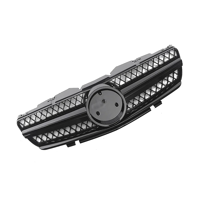 Replacement Front Radiator Grille 1-Fin SL65-look Grill for 2003 - 2006 Mercedes SL Class Pre-facelifted R230 SL350 SL500 SL600