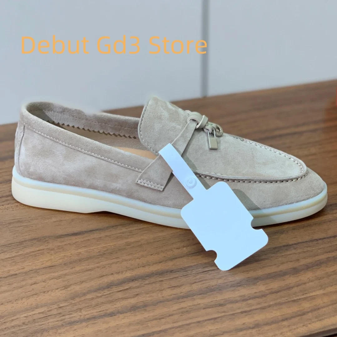 Top Quality 2024 New Lefu Shoes Italian Quality One Step Flat Sole Single Shoes Classic Versatile Lefu Shoes Retro Casual Shoes