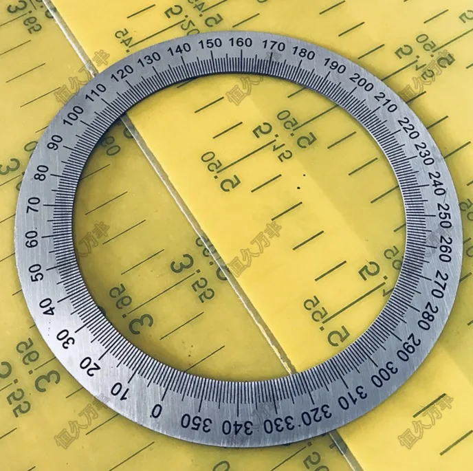 1pcs. Outer D:110MM Inner D:80MM Machine tool 360 degrees dial ring Steel disc