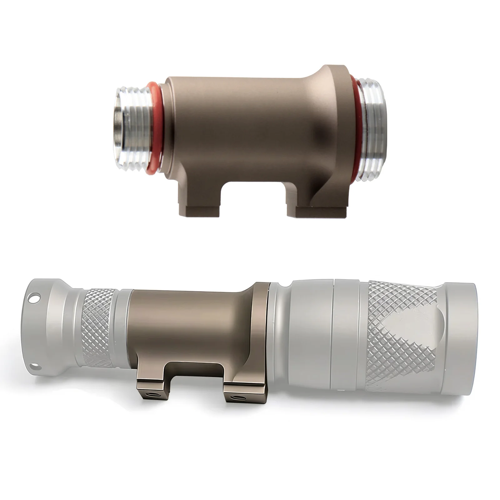 

Крепление CANIS SPORT из алюминия для тактических фонарей M300V, M323V, M600V, M622V и ИК-моделей, совместимо с 20-мм планкой