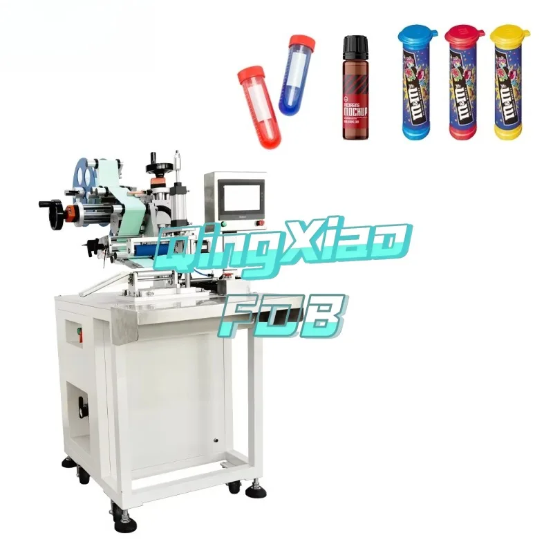 Lithium Battery Fully Automatic Labeling Machine 18650 Cylindrical New  Energy Self-adhesive Labeling Machine FOB High Precision