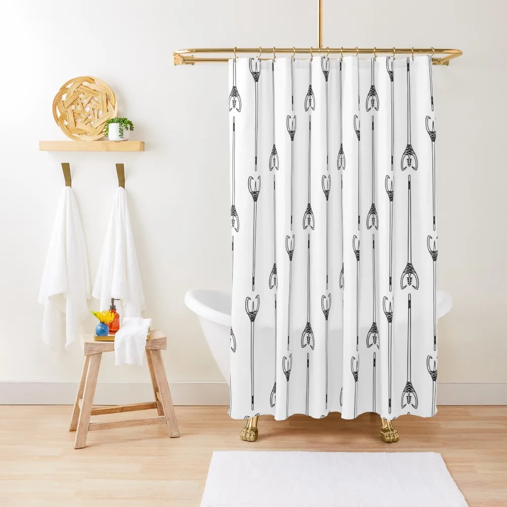

Inuit Fishing Spears Shower Curtain For Bathroom Shower Shower For Bathrooms Bathroom Box Waterproof Bath And Anti-Mold Curtain