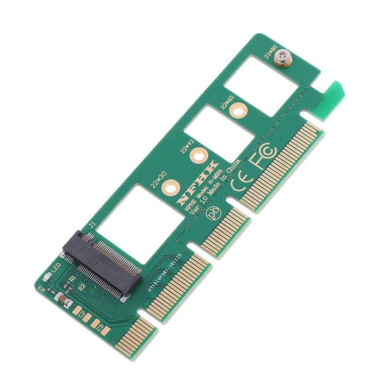 Adaptador NVMe M.2 NGFF SSD Riser Card PCI Express 3.0 16x X4 Conversor para velocidades de transferência de dados aprimoradas