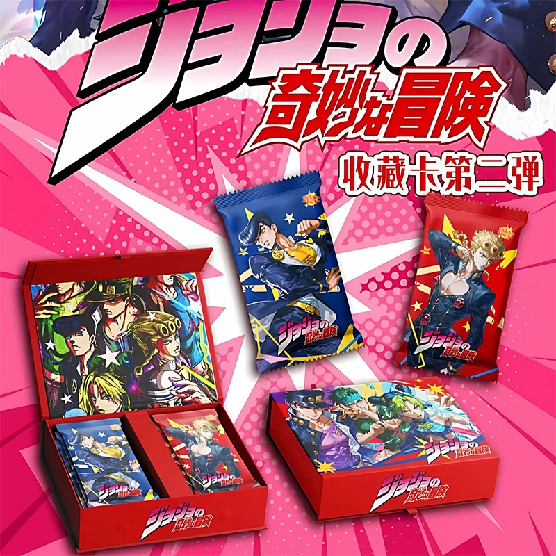 Original Genuine JOJO's Bizarre Adventure Collection cards Volume 2 Anime Characters rare Collection Cards Children's Toys Gifts